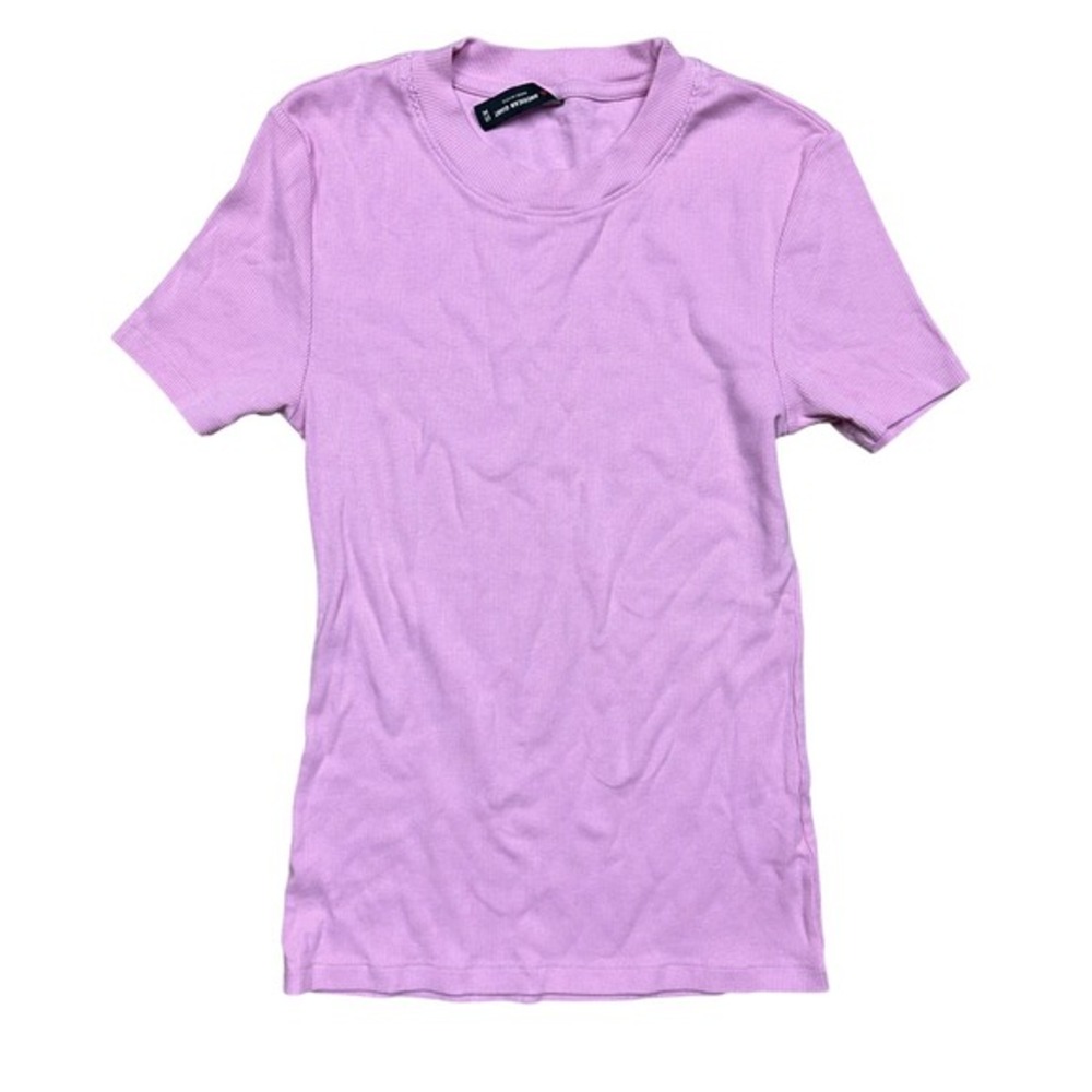 NWOT American Giant Women's Luxe Rib Crew‎ Tee Lilac Purple XS Made in USA